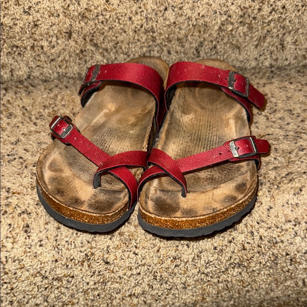 Birkenstock Red Sandals